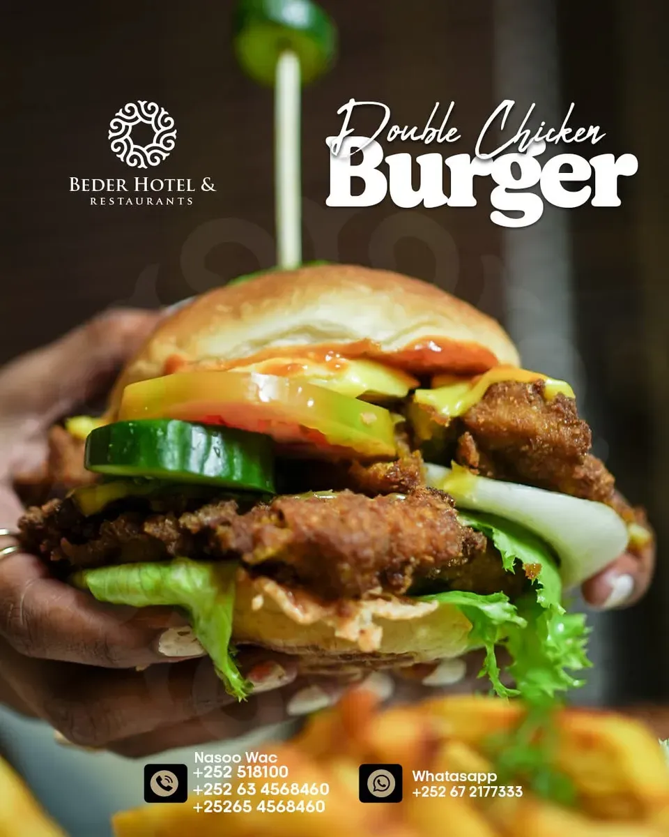 Double Chicken Burger