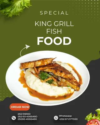 King Grill Fish Food